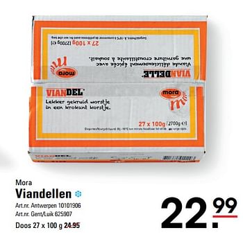 Promotions Viandellen - Mora - Valide de 14/03/2024 à 30/03/2024 chez Sligro