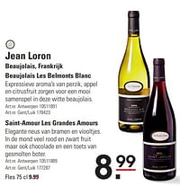 Jean loron beaujolais beaujolais les belmonts blanc-Witte wijnen