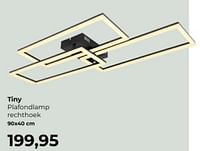 Tiny plafondlamp rechthoek-Huismerk - Lampidee