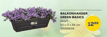 Promotions Balkonhanger green basics - Produit maison - Supra Bazar - Valide de 15/03/2024 à 18/04/2024 chez Supra Bazar