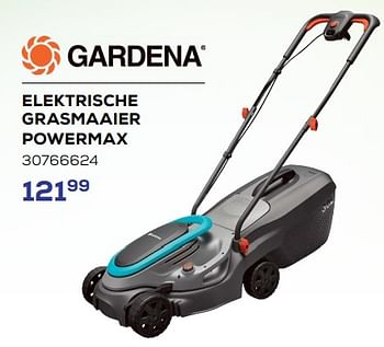 Promoties Gardena elektrische grasmaaier powermax - Gardena - Geldig van 15/03/2024 tot 18/04/2024 bij Supra Bazar