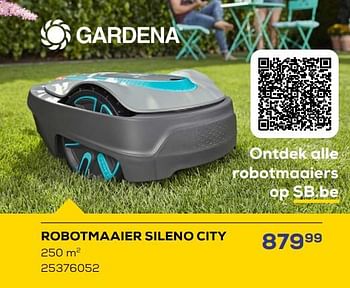 Promotions Gardena robotmaaier sileno city - Gardena - Valide de 15/03/2024 à 18/04/2024 chez Supra Bazar