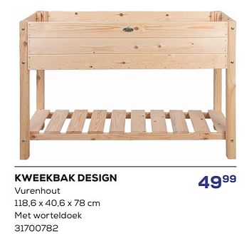 Promoties Kweekbak design - Huismerk - Supra Bazar - Geldig van 15/03/2024 tot 18/04/2024 bij Supra Bazar