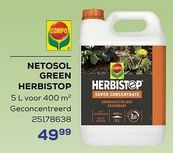 Promotions Netosol green herbistop - Compo - Valide de 15/03/2024 à 18/04/2024 chez Supra Bazar