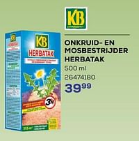 Onkruid- en mosbestrijder herbatak-KB