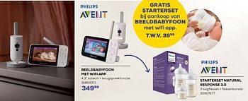 Promotions Philips beeldbabyfoon met wifi app - Philips - Valide de 15/03/2024 à 18/04/2024 chez Supra Bazar