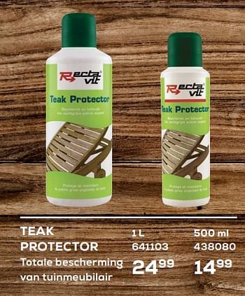 Promotions Teak protector - Rectavit - Valide de 15/03/2024 à 18/04/2024 chez Supra Bazar