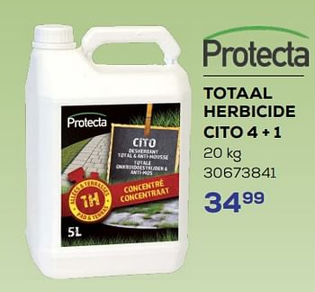 Promotions Totaal herbicide cito 4 + 1 - Protecta - Valide de 15/03/2024 à 18/04/2024 chez Supra Bazar