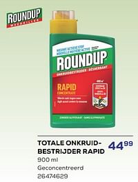 Totale onkruidbestrijder rapid-Roundup