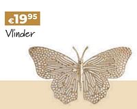 Promoties Deco vlinder - Huismerk - Euroshop - Geldig van 14/03/2024 tot 31/05/2024 bij Euro Shop