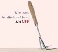 Talen tools handkrabber 3 tand-Talen Tools