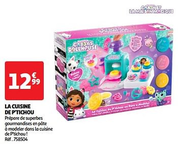 Promoties La cuisine de p`tichou - Gabby's Dollhouse - Geldig van 19/03/2024 tot 01/04/2024 bij Auchan