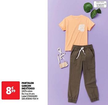 Promotions Pantalon garçon inextenso - Inextenso - Valide de 19/03/2024 à 01/04/2024 chez Auchan Ronq