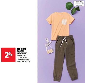 Promotions Tee-shirt garçon inextenso - Inextenso - Valide de 19/03/2024 à 01/04/2024 chez Auchan Ronq