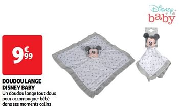 Promotions Doudou lange disney baby - Disney Baby - Valide de 19/03/2024 à 01/04/2024 chez Auchan Ronq