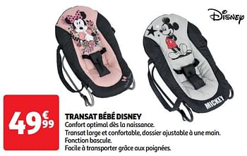 Promotions Transat bébé disney - Disney - Valide de 19/03/2024 à 01/04/2024 chez Auchan Ronq