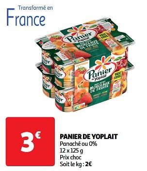 Promotions Panier de yoplait - Yoplait - Valide de 19/03/2024 à 01/04/2024 chez Auchan Ronq