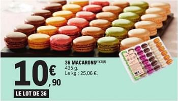 Promoties 36 macarons - Huismerk - E.Leclerc - Geldig van 19/03/2024 tot 30/03/2024 bij E.Leclerc