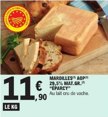 Promoties Maroilles aop eparcy - Eparcyl - Geldig van 19/03/2024 tot 30/03/2024 bij E.Leclerc