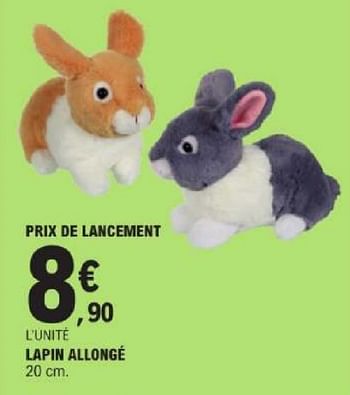Promotions Lapin allongé - Produit Maison - E.Leclerc - Valide de 19/03/2024 à 30/03/2024 chez E.Leclerc