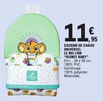 Promoties Coussin de chaise universel le roi lion disney baby - Disney Baby - Geldig van 19/03/2024 tot 30/03/2024 bij E.Leclerc