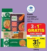 Pasta carrefour linguine-Huismerk - Carrefour 