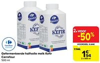 Gefermenteerde halfvolle melk kefir carrefour-Huismerk - Carrefour 