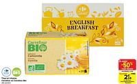 Thee english breakfast carrefour-Huismerk - Carrefour 