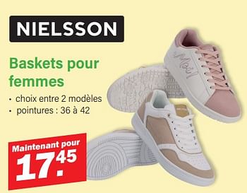Promoties Baskets pour femmes - Nielsson - Geldig van 11/03/2024 tot 30/03/2024 bij Van Cranenbroek