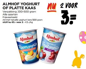 Promoties Almhof halvolle yoghurt - Almhof - Geldig van 20/03/2024 tot 26/03/2024 bij Jumbo