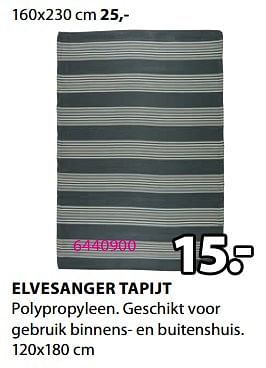 Promotions Elvesanger tapijt - Produit Maison - Jysk - Valide de 18/03/2024 à 07/04/2024 chez Jysk