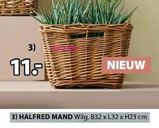 Promoties Halfred mand - Huismerk - Jysk - Geldig van 18/03/2024 tot 07/04/2024 bij Jysk