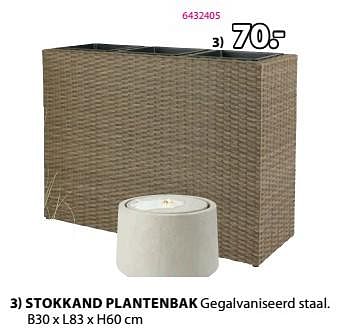 Promotions Stokkand plantenbak - Produit Maison - Jysk - Valide de 18/03/2024 à 07/04/2024 chez Jysk