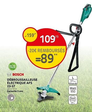Promotions Bosch débroussailleuse électrique afs 23-37 - Bosch - Valide de 13/03/2024 à 25/03/2024 chez Brico