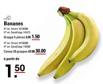 Promotions Bananes - Smeding - Valide de 14/03/2024 à 30/03/2024 chez Sligro