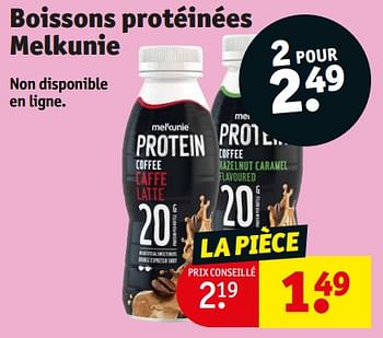 Promotions Boissons protéinées melkunie - Melkunie - Valide de 17/03/2024 à 24/03/2024 chez Kruidvat