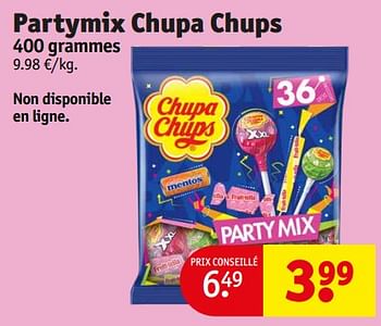 Promotions Partymix chupa chups - Chupa Chups - Valide de 17/03/2024 à 24/03/2024 chez Kruidvat
