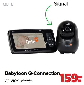 Promoties Babyfoon q-connection - Qute  - Geldig van 18/03/2024 tot 13/04/2024 bij Baby-Dump