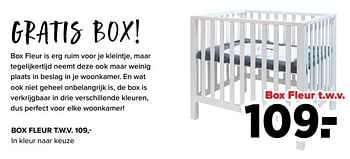 Promotions Box fleur - Produit Maison - Baby-Dump - Valide de 18/03/2024 à 13/04/2024 chez Baby-Dump