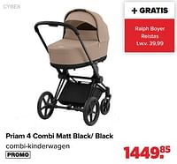 Priam 4 combi matt black- black combi-kinderwagen-Cybex