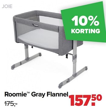 Promoties Roomie gray flannel - Joie - Geldig van 18/03/2024 tot 13/04/2024 bij Baby-Dump