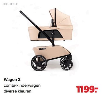 Promoties Wagon 2 combi-kinderwagen - The jiffle - Geldig van 18/03/2024 tot 13/04/2024 bij Baby-Dump
