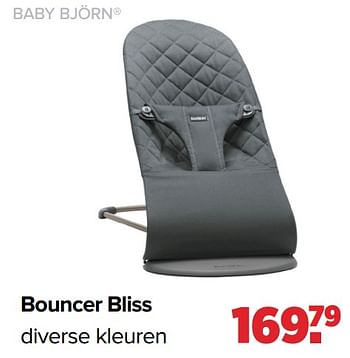 Promoties Bouncer bliss - BabyBjorn - Geldig van 18/03/2024 tot 13/04/2024 bij Baby-Dump