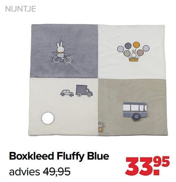 Promotions Boxkleed fluffy blue - Nijntje - Valide de 18/03/2024 à 13/04/2024 chez Baby-Dump