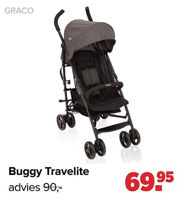 Promotions Buggy travelite - Graco - Valide de 18/03/2024 à 13/04/2024 chez Baby-Dump