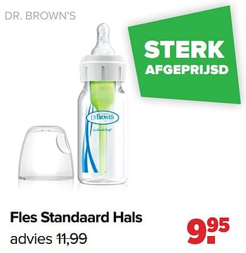Promoties Fles standaard hals - DrBrown's - Geldig van 18/03/2024 tot 13/04/2024 bij Baby-Dump