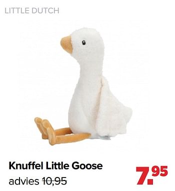 Promoties Knuffel little goose - Little Dutch - Geldig van 18/03/2024 tot 13/04/2024 bij Baby-Dump