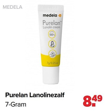 Promoties Purelan lanolinezalf - Medela - Geldig van 18/03/2024 tot 13/04/2024 bij Baby-Dump