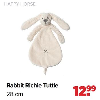 Promoties Rabbit richie tuttle - Happy Horse - Geldig van 18/03/2024 tot 13/04/2024 bij Baby-Dump