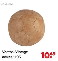 Voetbal vintage-Bambam